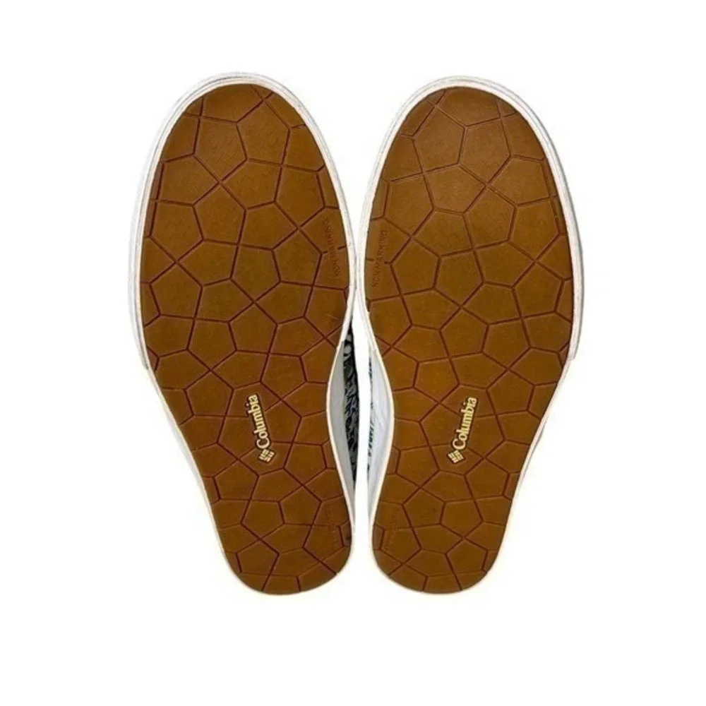 Columbia PFG Slip On Boat Shoes Tropical Fishing Coastal Boating Comfy Size 11.5